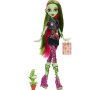 Monster High Boo-riginal Creeproduction Doll, Venus McFlytrap Collectible Reproduction with Doll Stand, Diary, and Pet Chewlian, JHK58