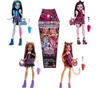 Monster High Buried Secrets Dolls and Accessories, Cozy Creepover Theme with Mystery Doll and 5 Unboxing Surprises (Characters May Vary), HYV64