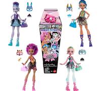 Monster High Buried Secrets Dolls and Accessories, Cozy Creepover Theme with Mystery Doll and 5 Unboxing Surprises (Characters May Vary), HYV64