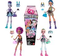 Monster High Buried Secrets Dolls and Accessories, Cozy Creepover Theme with Mystery Doll and 5 Unboxing Surprises (Characters May Vary), HYV64