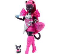 Monster High Catty Noir Core Doll With Pet Cat Amulette and Accessories
