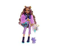 Monster High Clawdeen Wolf Fashion Doll with Pet Dog Crescent and Accessories