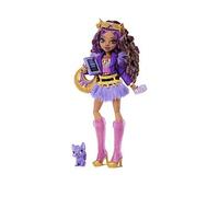 Monster High Clawdeen Wolf Fashion Doll In Furry Skirt With Pet Crescent One Colour