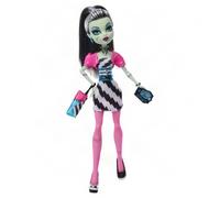 Monster High Dawn of the Dance Frankie Stein Reproduction Doll | Boo-riginal Creeproduction Frankie Stein with Party Dress and Accessories like Purse, Photos, Invite and Doll Stand, JKM46