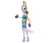 Monster High Dawn of the Dance Lagoona Blue Reproduction Doll | Boo-riginal Creeproduction Lagoona Blue with Party Dress and Accessories like Purse, Photos, Invite and Doll Stand, JKM48