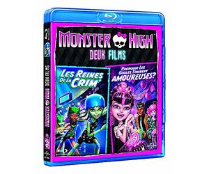 Monster High - Deux films : Les reines de la CRIM' + Pourquoi les goules tombent amoureuses ? [Blu-ray]