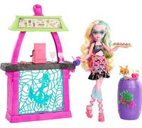 Monster High Doll and Playset, Lagoona Blue Scare-adise Island Snack Shack with
