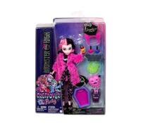 Monster High Doll And Sleepover Accessories, Draculaura Doll Pet Bat Count Fabulous, Creepover Party