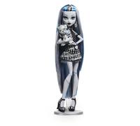 Monster High Doll, Frankie Stein in Black and White, Reel Drama Collector, Doll-Size and Life-Size Posters, Horror Flick Theme, Toys and Gifts, HKN29