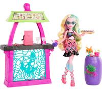 Monster High Doll & Playset, Lagoona Blue Scare-adise Island Snack Shack with