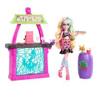 Monster High Doll and Playset, Lagoona Blue Scare-adise Island Snack Shack with