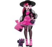 Monster High Draculaura Core Doll with Pet Bat-Cat Count Fabulous & Accessories
