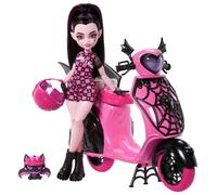 Mattel Monster High Draculaura And Her Scooter Doll Pink