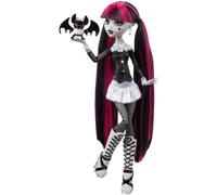 Monster High Draculaura Reel Drama Collector Doll - Black & White Horror Film Poster Duo (Life-Size & Mini), HKN27