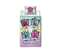 Monster High Fierce Gradient Duvet Cover Set In Purple Purple