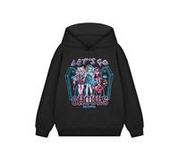 (3-4 Years) Monster High Hoodie (Girls Black)