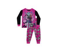 Monster High Girl's Long Sleeve Pyjamas in Pink | Size: 10-11 Years Monster High Pink 10-11 Years