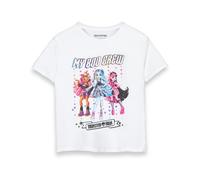 Monster High Girls White Boo Crew Short Sleeved T-Shirt - 11-12 Years