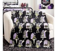 Monster High Halloween Throw, Super Soft Cozy Plush Blanket, 50" x 70", (Officially Licensed Product) by Franco