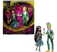 Monster High Howliday Love Edition Dolls, Cleo De Nile & Deuce Gorgon Collector 2-Pack with Valentine's Accessories & Displayable Packaging