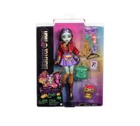 Monster High Jinafire Long Core Doll with Pet Dog Cloudy Yun Yun & 7 Accessories