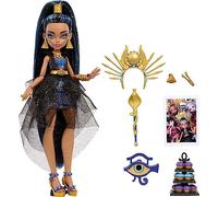 Monster High Monster Ball Doll, Cleo De Nile in Party Dress with Themed Accessories Including Scepter & Cupcakes