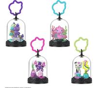 Monster High Pet Keychain with Animal Figures, Bell Jars with Snap and Play Themed Accessories, Buildable Terrariums for On-the-Go Display