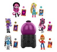 Monster High Potions Crystal Ball Mini Dolls, Surprise 3-inch Character Figures with Water Reveal, Charm and Fortune Card (Characters May Vary), JCX99