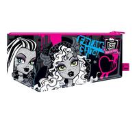 Monster High PVC Flat Pencil Case in True Black Monster High True Black One Size
