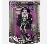 Monster High Mattel Doll, Clawdeen Wolf in Black and White, Reel Drama Collector, Horror Flick Theme, Toys and Gifts, Multicolor (HKN28)