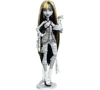 Monster High Reel Drama Doll, Cleo De Nile Black and White Reproduction Collectible with Doll-Size and Life-Size Posters, Horror Flick Theme, and Pet, JDR65