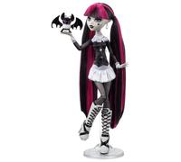Monster High Doll, Draculaura in Black and White, Reel Drama Collector, Doll-Size and Life-Size Posters, Horror Flick Theme, Toys and Gifts, HKN27