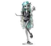 Monster High Doll, Lagoona Blue in Black and White, Reel Drama Collector, Doll-Size and Life-Size Posters, Horror Flick Theme, Toys and Gifts, HKN30