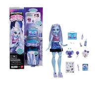 Monster High Self-Scare Secrets Abbey Bominable Doll and Accessories Set with 13 Realistic Surprises like Henna, Painting and Crochet Crafts, JHK44
