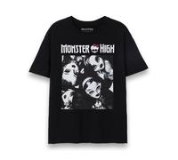 Monster High Short Sleeved T-Shirt (Womens Black) Black XL