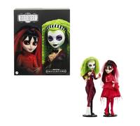 Monster High Skullector Beetlejuice Beetlejuice Doll 2-Pack, Collectible Betelgeuse and Lydia Deetz Set with Accessories and Displayable Packaging, HY