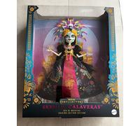 Monster High Doll, Skelita Calaveras Día de Muertos 2025 Collectible, Aztec-Inspired Gown with Vibrant Accessories like Headdress and Necklace, JDR63