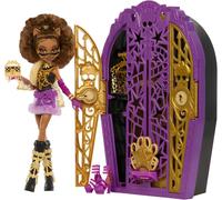 Monster High Skulltimate Secrets Doll and Accessories Set, Hauntlywood Mysteries Clawdeen Wolf with Reveal Closet & 19+ Glam Surprises like Doll Clothes, JBG80