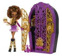Monster High Skulltimate Secrets Doll and Accessories Set, Hauntlywood Mysteries Clawdeen Wolf with Reveal Closet & 19+ Glam Surprises like Doll Clothes, JBG80
