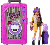 Monster High Skulltimate Secrets Clawdeen Wolf Doll and Accessories Set, Destination: Cabin Slay-cation with Suitcase and 19+ Surprises like Clothes, JMG65