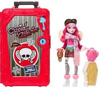 Monster High Skulltimate Secrets Cupid Asteria Doll and Accessories Set, Destination: Cabin Slay-cation with Suitcase and 19+ Surprises like Clothes, JMG66