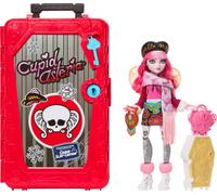 Monster High Skulltimate Secrets Cupid Asteria Doll and Accessories Set, Destination: Cabin Slay-cation with Suitcase and 19+ Surprises like Clothes, JMG66