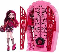 Monster High Skulltimate Secrets Doll & Accessories Set, Garden Mysteries Draculaura with Reveal Closet & 19+ Tea Party Surprises like Clothes, HYT72