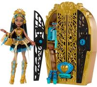 Monster High Skulltimate Secrets Doll & Accessories Set, Monster Mysteries Cleo De Nile with Dress-Up Closet & 19+ Surprises Including Clothes