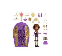 Monster High Skulltimate Secrets Doll and Accessories Set, Hauntlywood Mysteries Clawdeen Wolf with Reveal Closet & 19+ Glam Surprises like Doll Clothes, JBG80