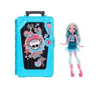 Monster High Skulltimate Secrets Lagoona Blue Doll and Accessories Set, Destination: Gore-geous Oasis with Suitcase and 19+ Surprises like Clothes, JDR51