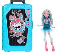 Monster High Skulltimate Secrets Lagoona Blue Doll and Accessories Set, Destination: Gore-geous Oasis with Suitcase and 19+ Surprises like Clothes, JDR51