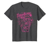 Monster High - Student - Draculaura Pink T-Shirt, Youth, Dark Heather Grey, X-Small