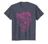 Monster High - Student - Draculaura Pink T-Shirt, Youth, Heather Blue, Medium