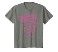 Monster High - Student - Draculaura Pink T-Shirt, Youth, Olive Heather, 4T